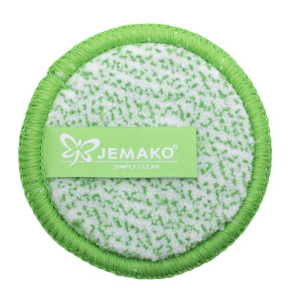 JEMAKO DuoPad mini Ø 9,5 cm grüne Faser – Allrounder für unempfindliche Oberflächen