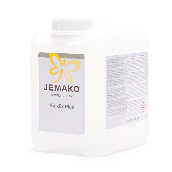 JEMAKO KalkEx Kalkentferner 2 l Kanister – Milchsäure, materialschonend