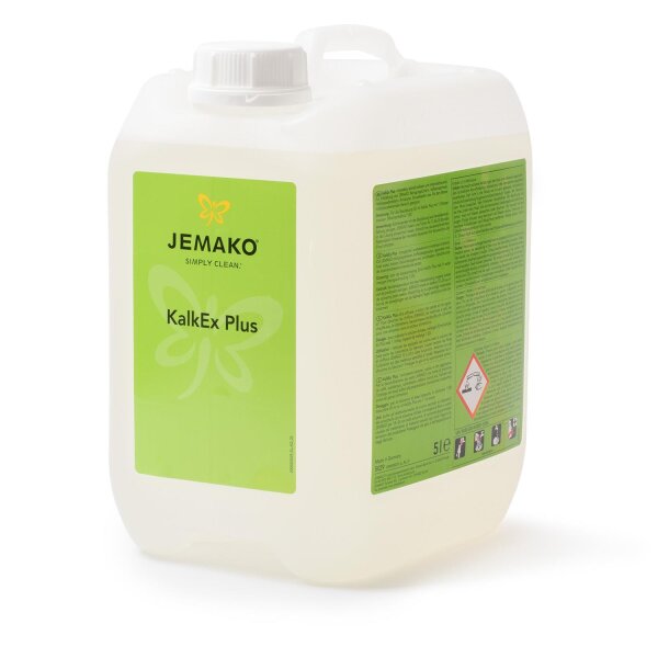 JEMAKO KalkEx Kalkentferner 5 l Kanister – Milchsäure, materialschonend
