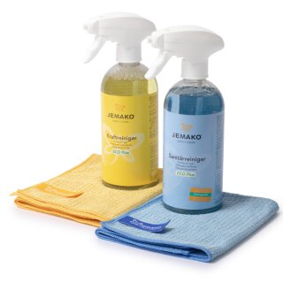 JEMAKO Set Kraft & Sanitär 500 ml, inklusive Profituch gelb und blau