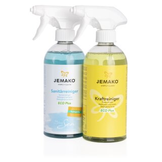 Jemako Set Bad & Kraft - Sanitärreiniger Blue Sea 500 ml - Kraftreiniger 500 ml