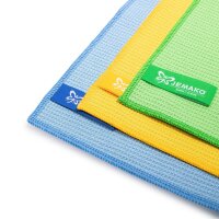 JEMAKO Trockentuch, Waffeltuch streifenfrei trocknen und...