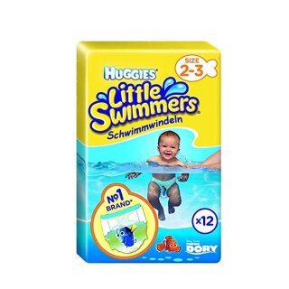 Huggies Little Swimmers Schwimmwindeln Gr.2/3, 12 Stück 2-3 (3-8 kg) 2x12 Stück (24 Stück)