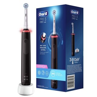 Oral-B Elektrische Zahnbürste Pro 3 3000 Sensitive Clean Black