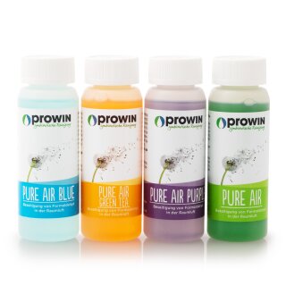 proWIN Pure Air Mix - 4x 100 ml (Blue, Purple, Green Tea & Pure)