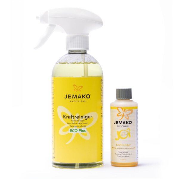 JEMAKO JOi Set Classic Gelb – Kraftreiniger 500 ml + Konzentrat 80 ml