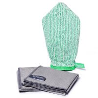 JEMAKO Fenster-Set Handschuh Profituch S Trockentuch M...