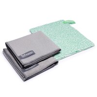 JEMAKO Fenster-Set Grau – DuoTuch, Profituch,...