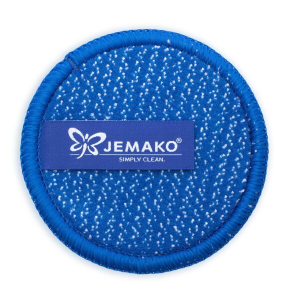 JEMAKO DuoPad mini Ø 9,5 cm blaue Faser – starke Mechanik